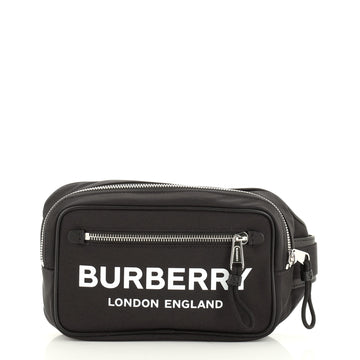 Burberry Logo Bum Bag Printed Nylon