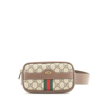 Gucci Ophidia Belt Bag GG Coated Canvas Mini