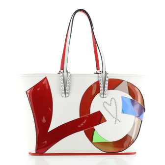 Christian Louboutin Cabata East West Tote Leather with PVC Small