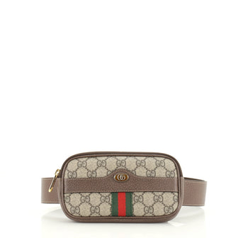 Gucci Ophidia Belt Bag GG Coated Canvas Mini