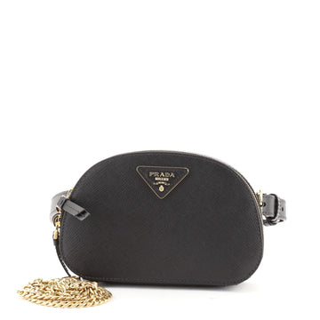 Prada Odette Convertible Belt Bag Saffiano Leather