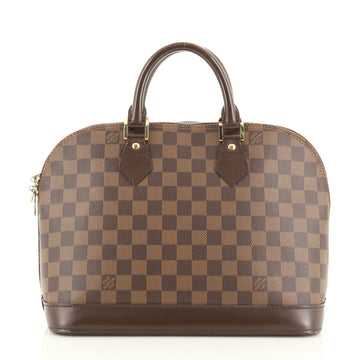Louis Vuitton Vintage Alma Handbag Damier PM