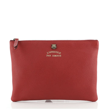 Gucci Animalier Pouch Leather