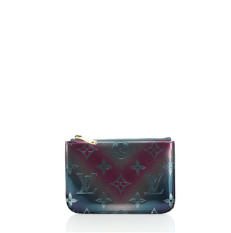 Louis Vuitton Key Pouch NM Limited Edition Valentine Metallic Monogram Vernis