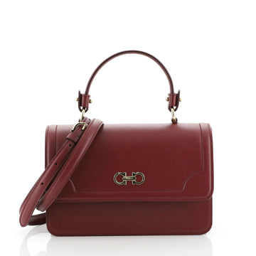 Salvatore Ferragamo Seila Top Handle Bag Leather Small