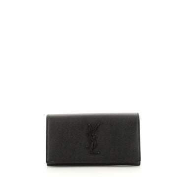 Saint Laurent Classic Monogram Flap Wallet Leather