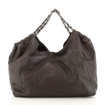 Chanel Coco Cabas Distressed Caviar Large