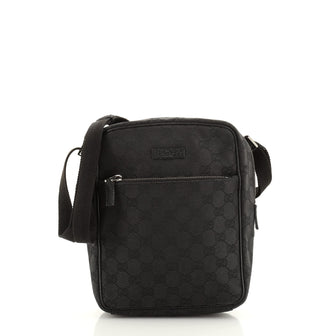 Gucci Front Pocket Messenger Bag GG Canvas Small