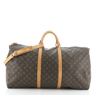 Louis Vuitton Keepall Bandouliere Bag Monogram Canvas 60
