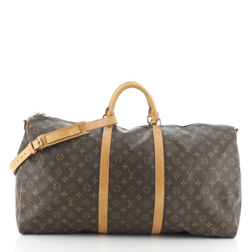 Louis Vuitton Keepall Bandouliere Bag Monogram Canvas 60