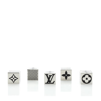 Louis Vuitton Monogram Cube Dice Game Set Metal