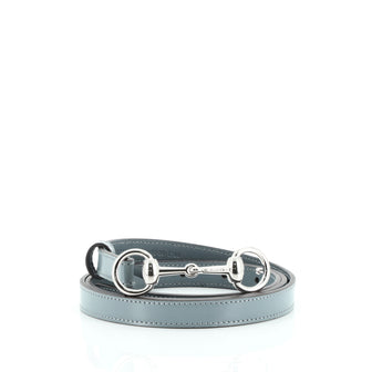 Gucci Horsebit Skinny Belt Leather Thin