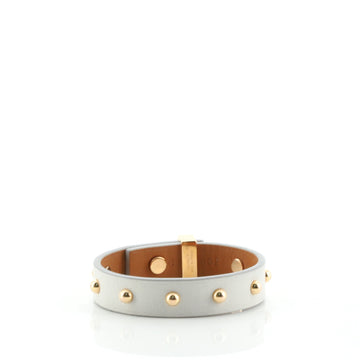 Hermes Mini Dog Clous Ronds Bracelet Leather
