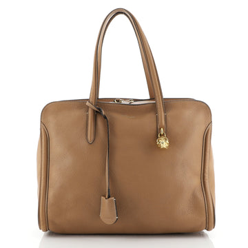 Alexander McQueen Padlock Zip Around Tote Leather Medium