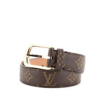 Louis Vuitton Ellipse Belt Monogram Canvas Thin