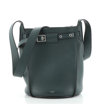 Celine Long Strap Big Bag Bucket Leather