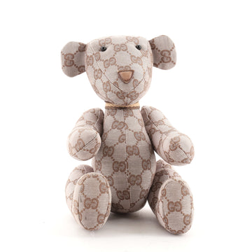 Gucci Teddy Bear Toy GG Canvas