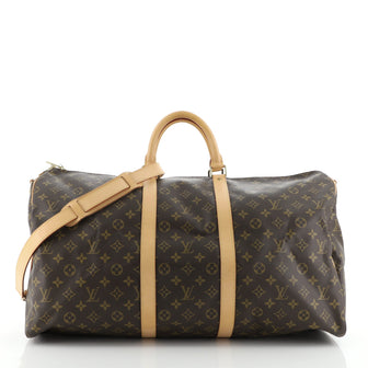 Louis Vuitton Keepall Bandouliere Bag Monogram Canvas 55
