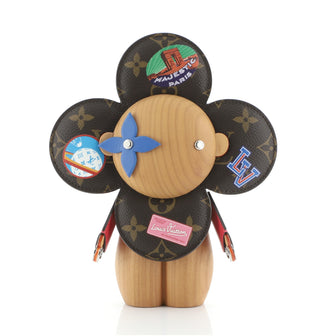 Louis Vuitton Vivienne Doll Limited Edition Patches Monogram Canvas and Wood