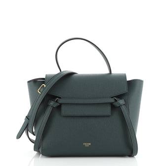 Celine Belt Bag Textured Leather Nano