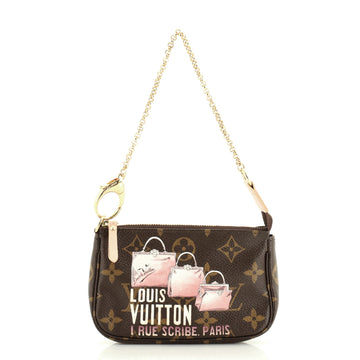 Louis Vuitton Pochette Accessoires Limited Edition Monogram Canvas Mini