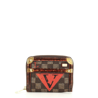 Louis Vuitton Zippy Wallet Limited Edition Damier Time Trunk Compact