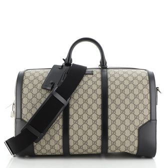 Gucci Convertible Duffle Bag GG Coated Canvas Medium