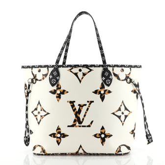 Louis Vuitton Neverfull NM Tote Limited Edition Jungle Monogram Giant MM