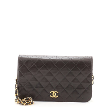 Chanel Vintage Full Flap Bag Quilted Lambskin Medium