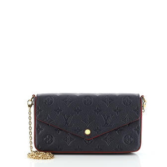 Louis Vuitton Felicie Pochette Monogram Empreinte Leather