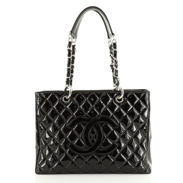 Chanel Grand Shopping Tote Quilted Patent