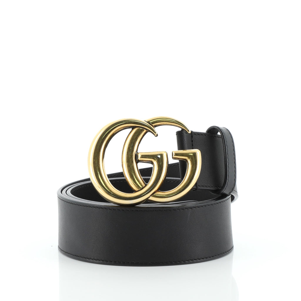 Gucci GG Marmont Belt Leather Wide 95 58632 Gucci GG Marmont Belt Leather Wide 95 58632