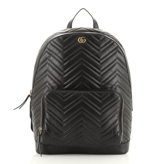 Gucci GG Marmont Pocket Backpack Matelasse Leather Medium