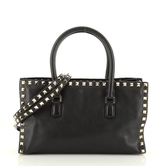 Valentino Rockstud Convertible Tote Leather Small