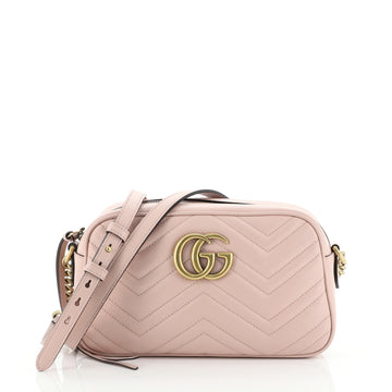 Gucci GG Marmont Shoulder Bag Matelasse Leather Small