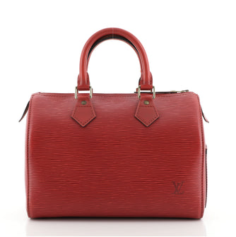 Louis Vuitton Speedy Handbag Epi Leather 25