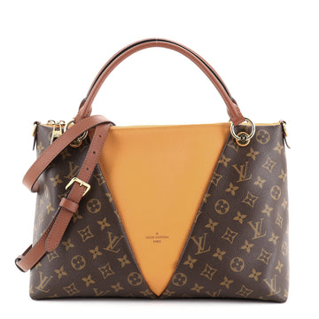 Louis Vuitton V Tote Monogram Canvas and Leather MM