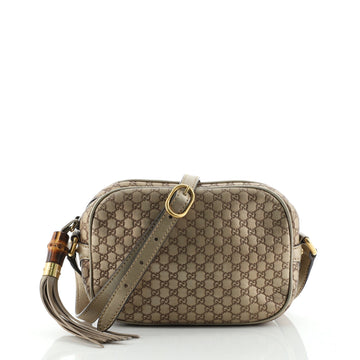 Gucci Sunshine Disco Crossbody Bag Microguccissima Leather Small