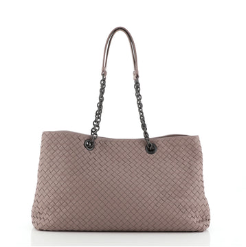 Bottega Veneta Double Chain Tote Intrecciato Nappa Large