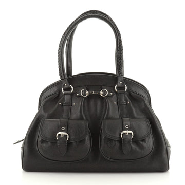 Christian Dior Vintage My Dior Satchel Leather Large