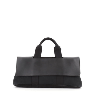 Hermes Valparaiso East West Bag Toile and Leather PM