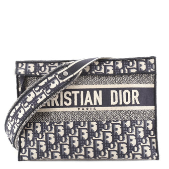 Christian Dior Convertible Clutch Oblique Canvas