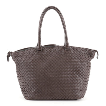 Bottega Veneta Zip Top Tote Intrecciato Nappa Large