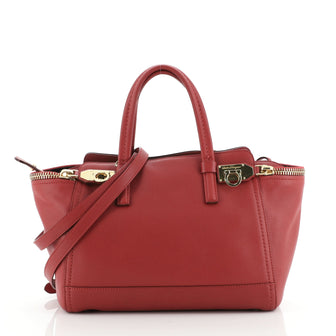 Salvatore Ferragamo Verve Tote Leather Small