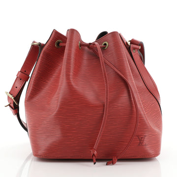 Louis Vuitton Petit Noe Handbag Epi Leather