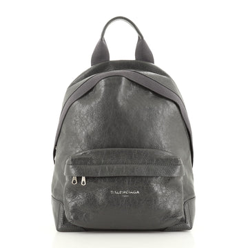 Balenciaga Navy Backpack Leather