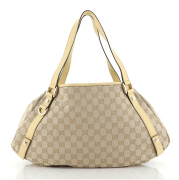 Gucci Abbey Shoulder Bag GG Canvas Medium