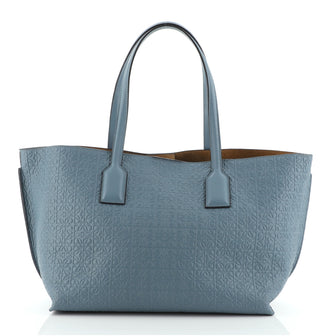 Loewe T Shopper Tote Anagram Embossed Leather