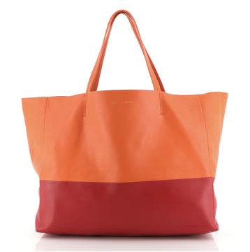 Celine Horizontal Bi-Cabas Tote Leather Large