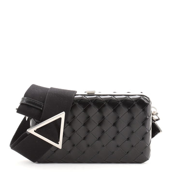 Bottega Veneta Box Messenger Bag Intrecciato Spazzolato